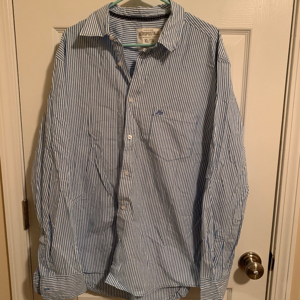 3/$10🌸 Aeropostale Mens'  Button-Down XL